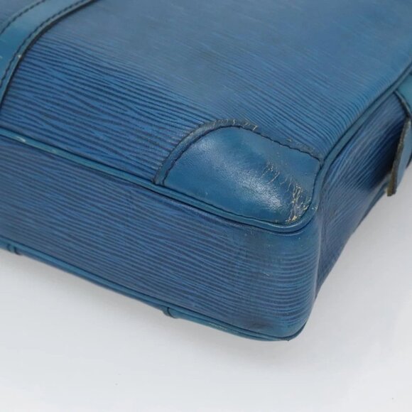 LOUIS VUITTON Epi Porte Documents Voyage Business Bag Blue - Picture 7 of 16